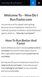 Mobile Screenshot of howdoirunfaster.com